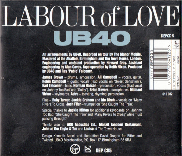 UB40 - Labour Of Love (CD) - Discords.nl