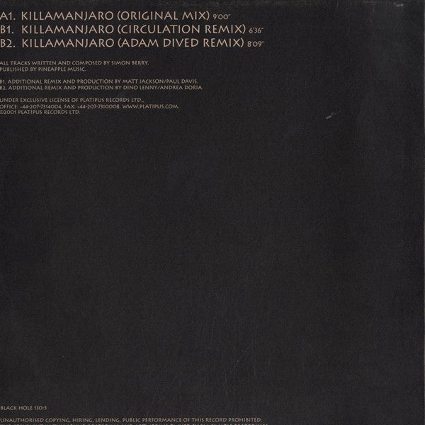 Art Of Trance - Killamanjaro (12" Tweedehands) - Discords.nl