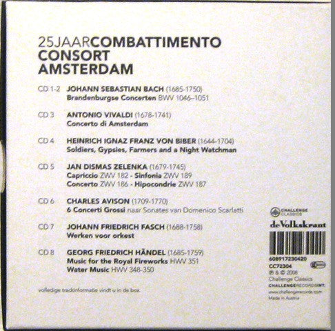 Combattimento Consort Amsterdam, Jan Willem de Vriend - 25JAAR Combattimento Consort Amsterdam (CD) - Discords.nl