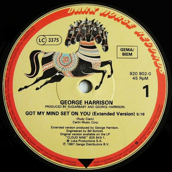 George Harrison - Got My Mind Set On You (Extended Version) (LP Tweedehands) - Discords.nl