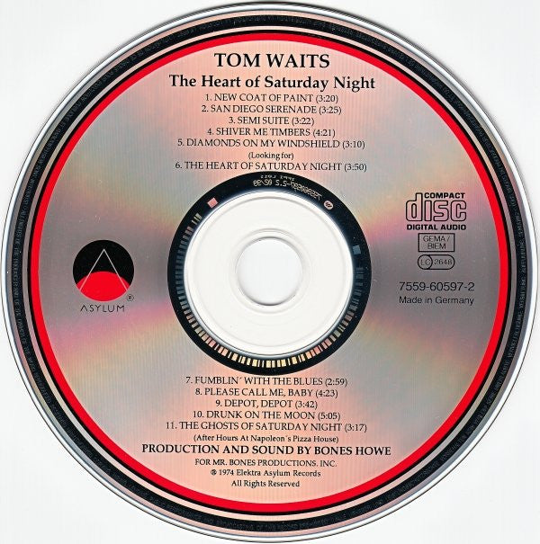 Tom Waits - The Heart Of Saturday Night (CD Tweedehands) - Discords.nl