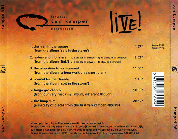 Slagerij Van Kampen - Live! (CD) - Discords.nl