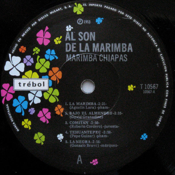 Marimba Chiapas - Al Son De La Marimba (LP Tweedehands) - Discords.nl
