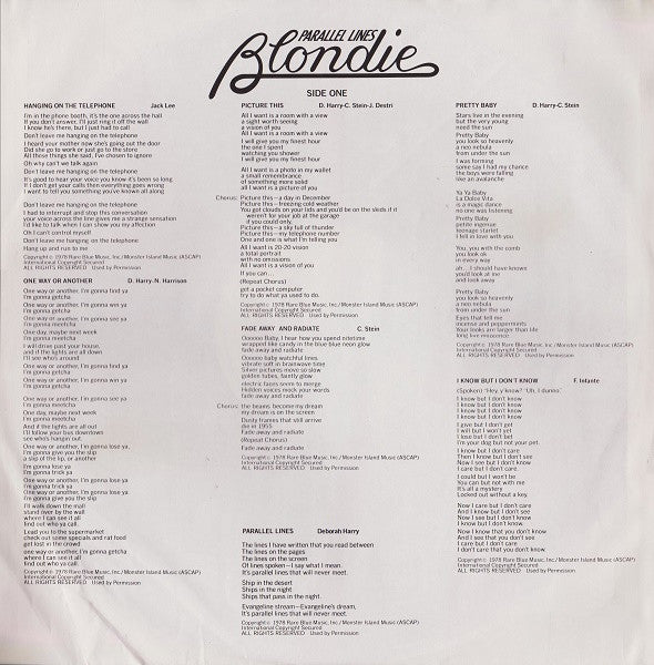 Blondie - Parallel Lines (LP Tweedehands) - Discords.nl