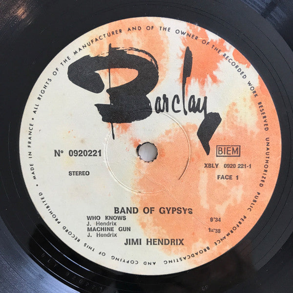 Jimi Hendrix - Band Of Gypsys (LP Tweedehands) - Discords.nl
