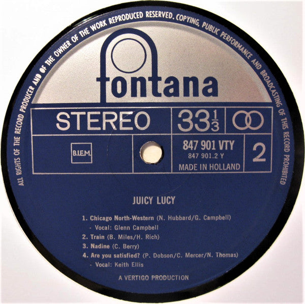 Juicy Lucy - Juicy Lucy (LP Tweedehands) - Discords.nl