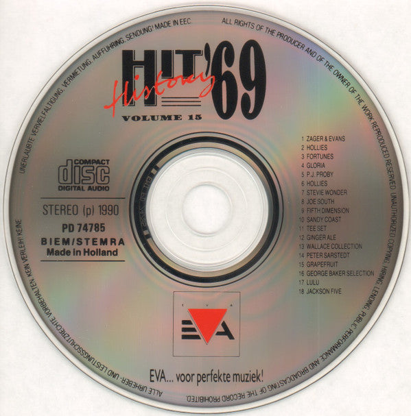 Various - Hit History '69 - Volume 15 (CD) - Discords.nl
