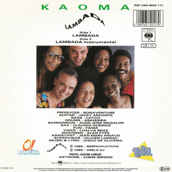 Kaoma - Lambada (7-inch Single Tweedehands) - Discords.nl