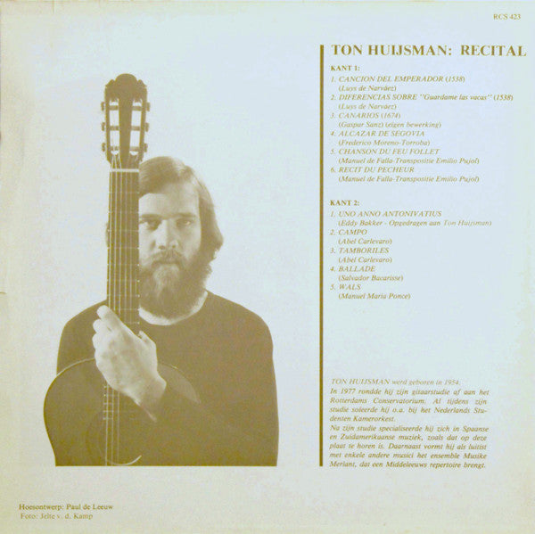 Ton Huijsman - Recital (LP Tweedehands) - Discords.nl