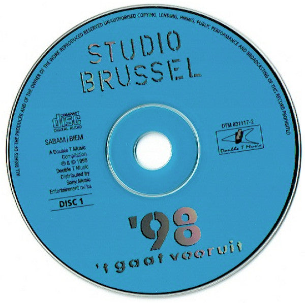 Various - Studio Brussel - 't Gaat Vooruit '98 (CD Tweedehands) - Discords.nl