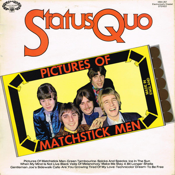 Status Quo - Pictures Of Matchstick Men (LP Tweedehands) - Discords.nl