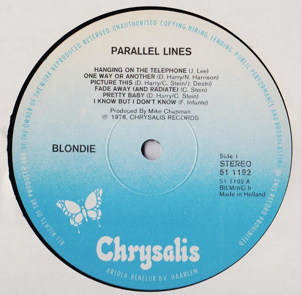 Blondie - Parallel Lines (LP Tweedehands) - Discords.nl