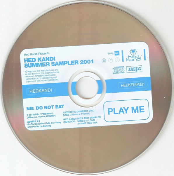Various - Hed Kandi Summer Sampler 2001 (CD Tweedehands) - Discords.nl
