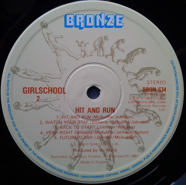 Girlschool - Hit And Run (LP Tweedehands) - Discords.nl