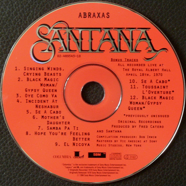 Santana - Abraxas (CD) - Discords.nl