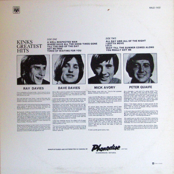 Kinks, The - Kinks Greatest Hits (LP Tweedehands) - Discords.nl