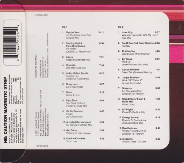 Various - Back To Love 3 (CD Tweedehands) - Discords.nl