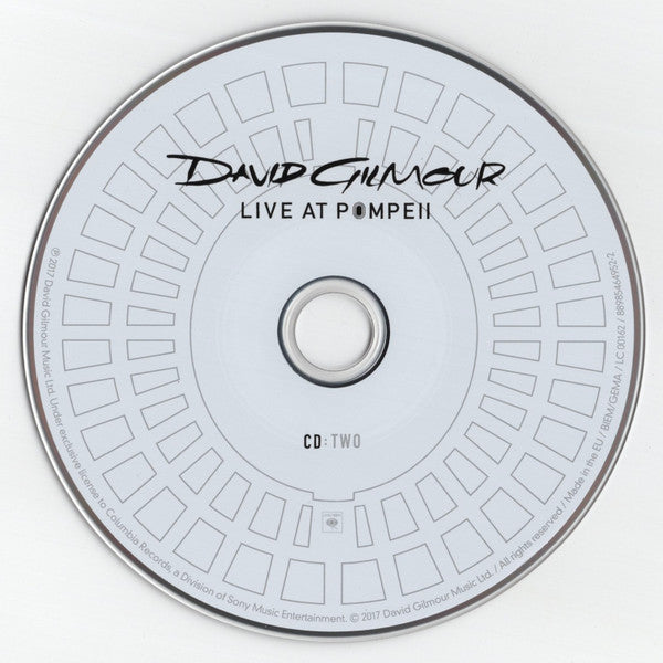 David Gilmour - Live At Pompeii (CD Tweedehands)