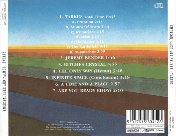 Emerson, Lake & Palmer - Tarkus (CD)