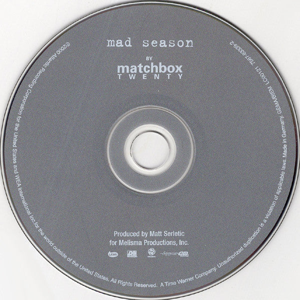 Matchbox Twenty - Mad Season (CD Tweedehands)