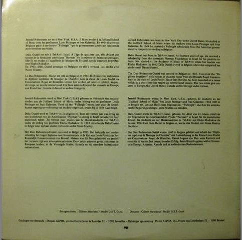 Edvard Grieg, Jerrold Rubenstein, Dalia Ouziel - Les Trois Sonates Pour Violon Et Piano Et La Sonate Pour Piano Seul (LP Tweedehands)
