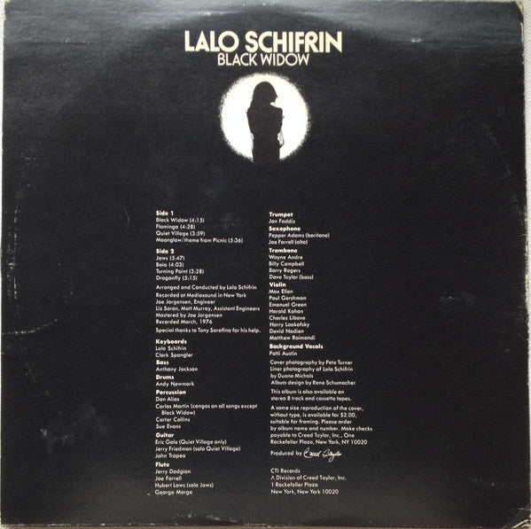 Lalo Schifrin - Black Widow (LP Tweedehands)