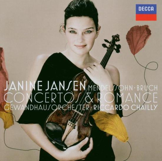 Janine Jansen, Felix Mendelssohn-Bartholdy / Max Bruch / Gewandhausorchester Leipzig, Riccardo Chailly - Concertos & Romance (CD Tweedehands) - Discords.nl