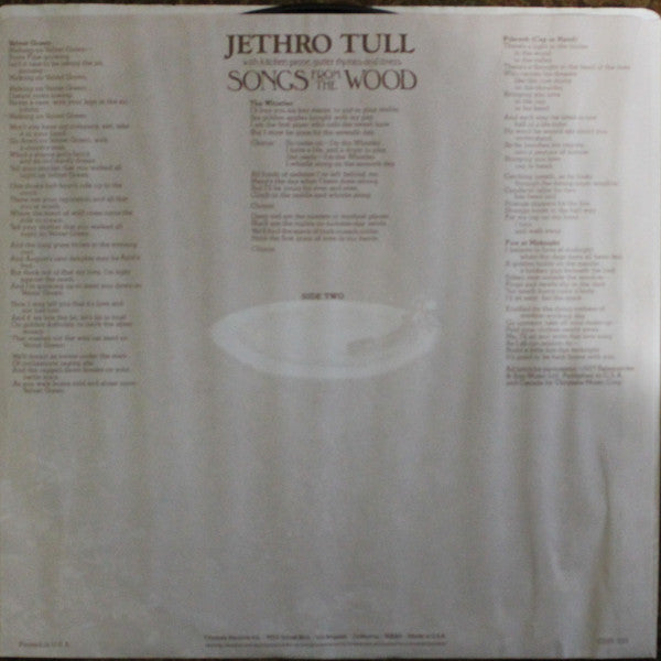 Jethro Tull - Songs From The Wood (LP Tweedehands)