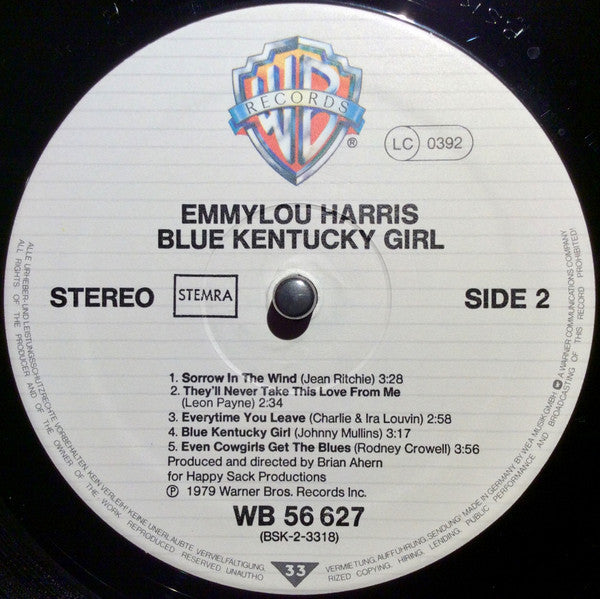 Emmylou Harris - Blue Kentucky Girl (LP Tweedehands) - Discords.nl