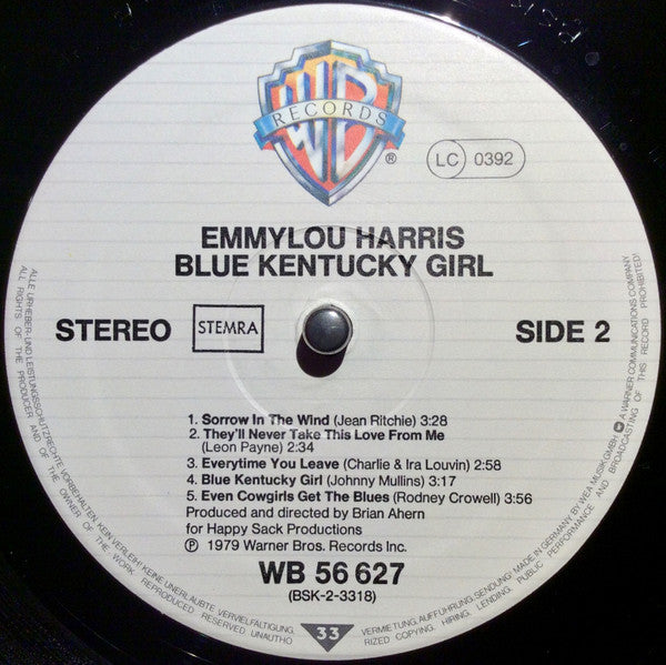 Emmylou Harris - Blue Kentucky Girl (LP Tweedehands)