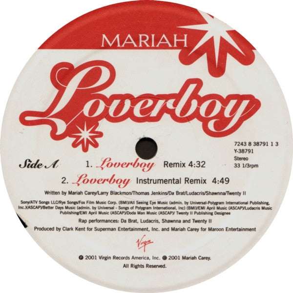Mariah Carey - Loverboy (12" Tweedehands)