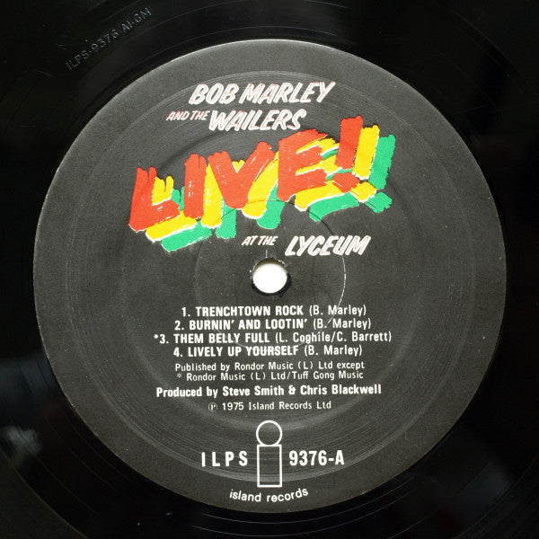Bob Marley & The Wailers - Live! (LP Tweedehands)