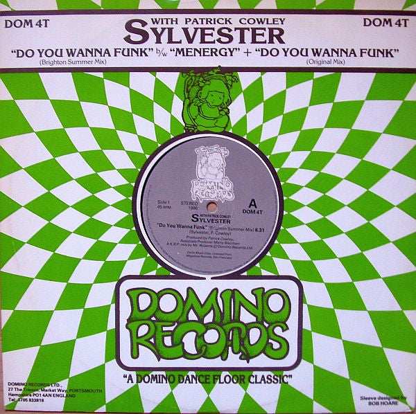 Sylvester With Patrick Cowley - "Do You Wanna Funk" b/w "Menergy" + "Do You Wanna Funk" (12" Tweedehands)