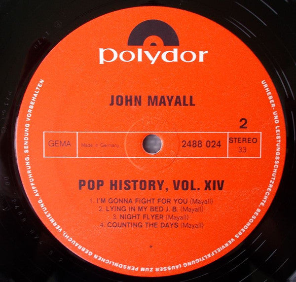 John Mayall - Pop History Vol. 14 (LP Tweedehands)