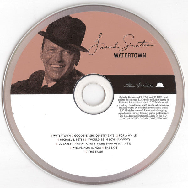 Frank Sinatra - Watertown (CD Tweedehands) - Discords.nl