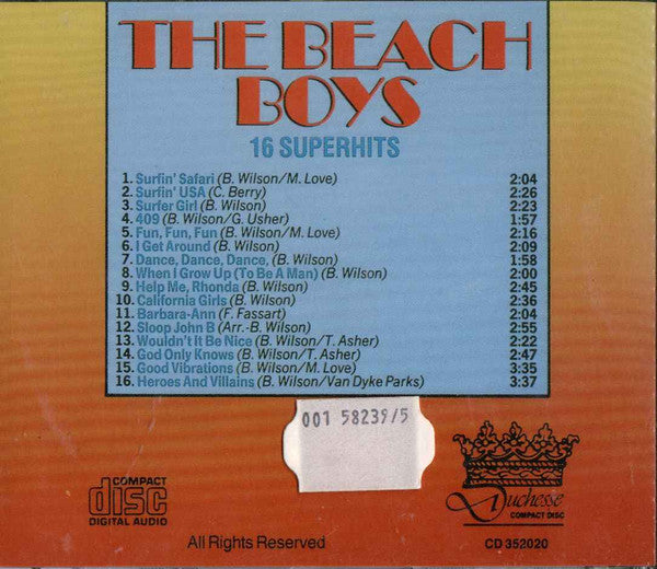 Beach Boys, The - 16 Superhits (CD)