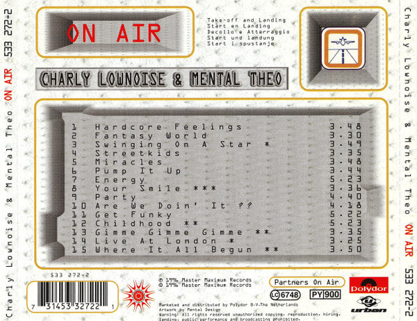 Charly Lownoise & Mental Theo - On Air (CD Tweedehands)