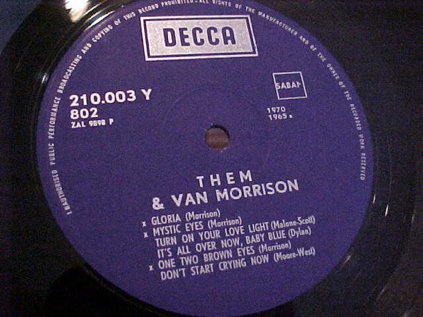 Them Avec Van Morrison - Them Avec Van Morrison (LP Tweedehands)