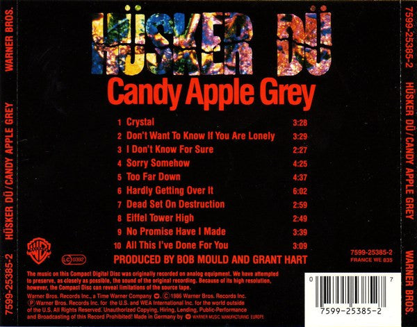 Hüsker Dü - Candy Apple Grey (CD Tweedehands)