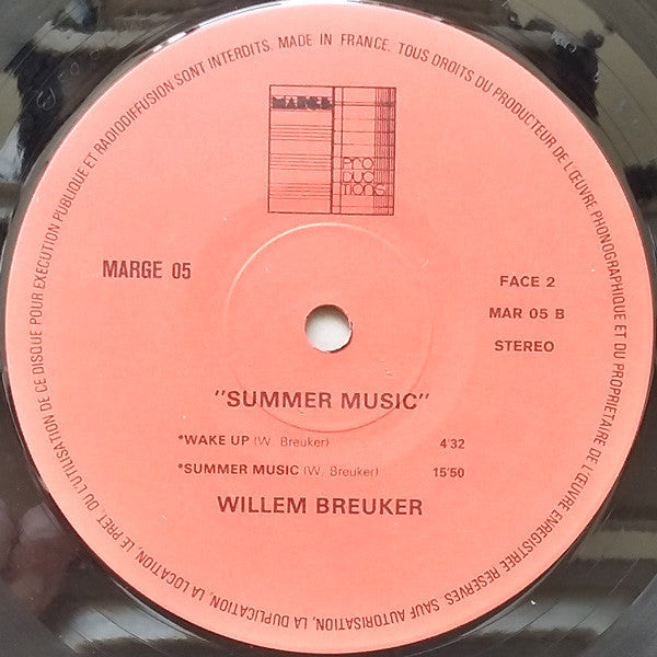 Willem Breuker Kollektief - A Paris / Summer Music (LP Tweedehands) - Discords.nl