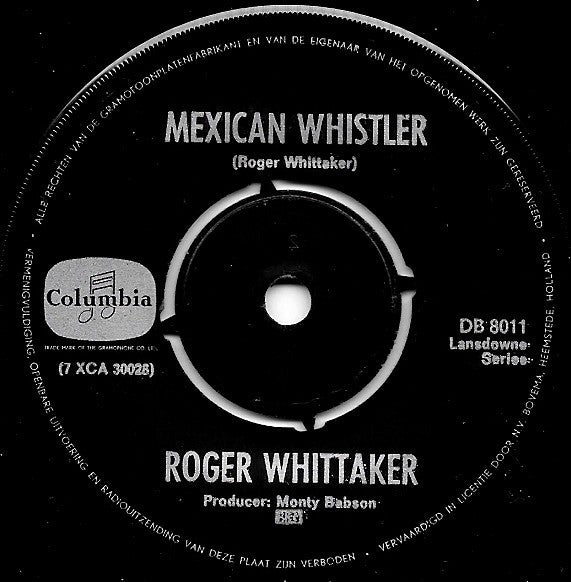 Roger Whittaker - Mexican Whistler (7-inch Tweedehands)