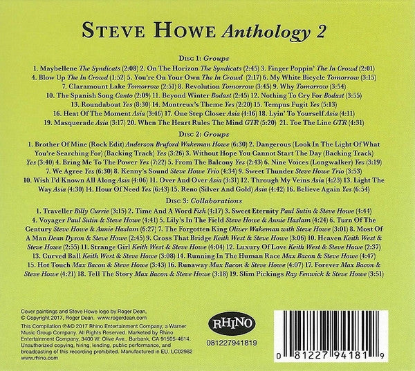 Steve Howe - Anthology 2 (Groups & Collaborations) (CD)