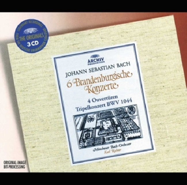 Johann Sebastian Bach - 6 brandenburgische konzer (CD)