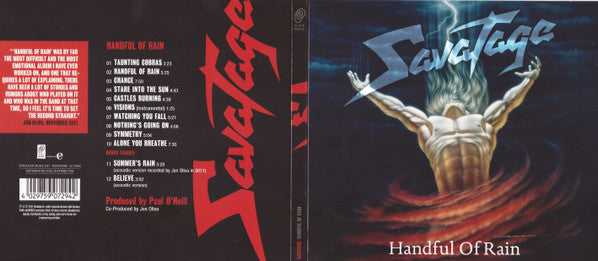 Savatage - Handful Of Rain (CD)