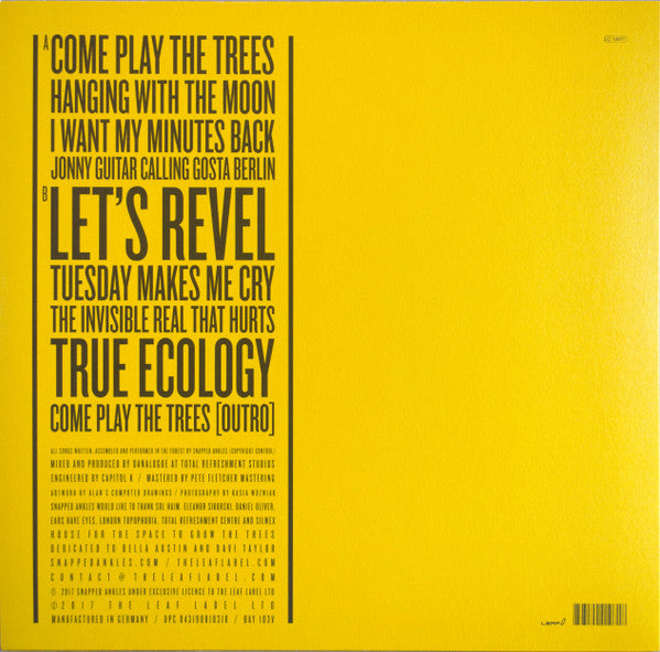Snapped Ankles - Snapped Ankles - Come Play The Trees  (LP) - Discords.nl