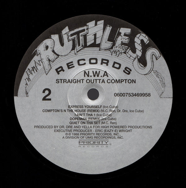 N.W.A. - N.W.A - Straight Outta Compton  (LP) - Discords.nl