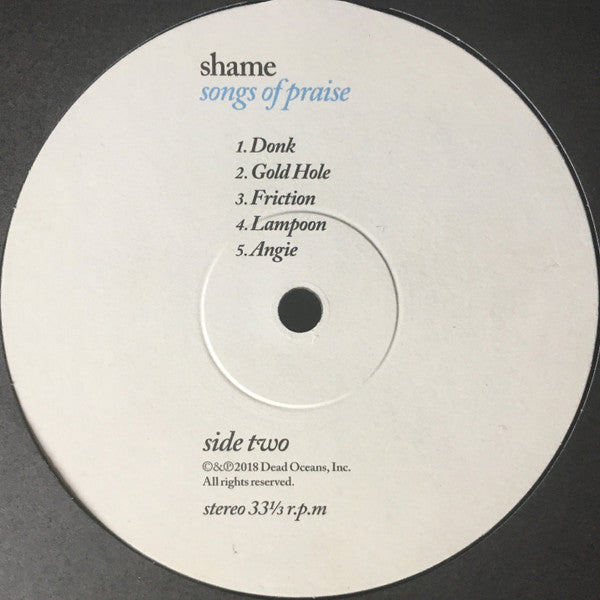 Shame - Shame - Songs Of Praise  (LP)