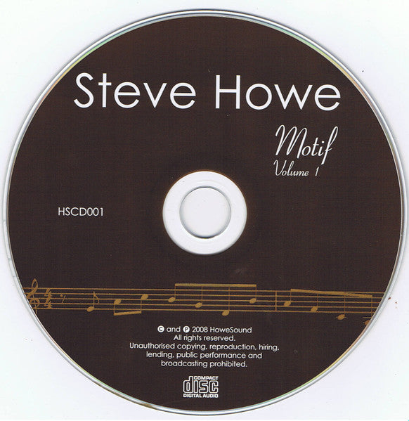 Steve Howe - Motif, Volume 1 (CD)