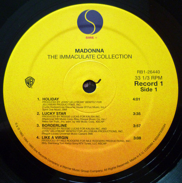 Madonna - Madonna - The Immaculate Collection  (LP) - Discords.nl