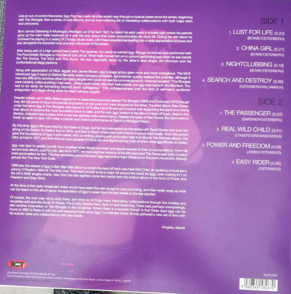 Iggy Pop - Lust For Live  (LP)